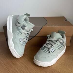 Nike Air Jordan. 4 Retro ‘Seaform Sail’ Toddler Sneakers- SZ 10 C